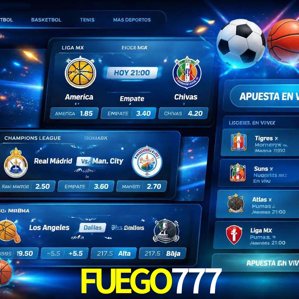 Mercados de apuestas deportivas FUEGO777 para jugadores en México